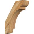 Ekena Millwork 4"W x 12"D x 16"H Olympic Rough Sawn Knee Brace, Western Red Cedar BRC04X12X16OLY00RWR